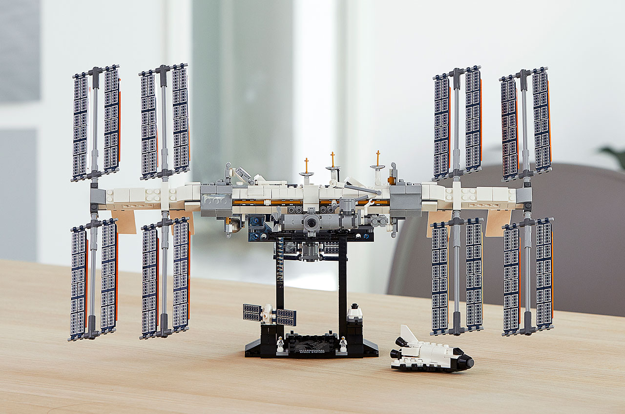Lego toy model of the ISS