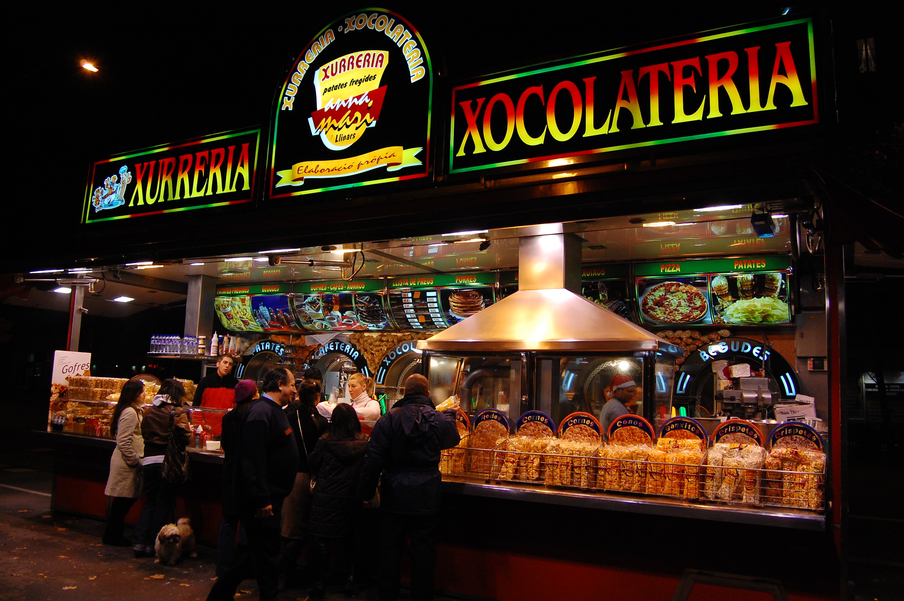 An old man in a farmacy undecided what sunglasses to buy